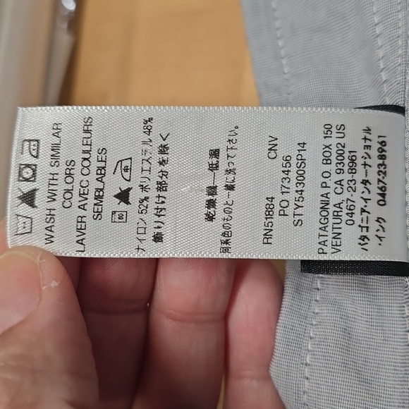 {Patagonia} Women's Long-Sleeved Overcast Shirt - Size 10 - Crossweave: Classic - Picture 15 of 15